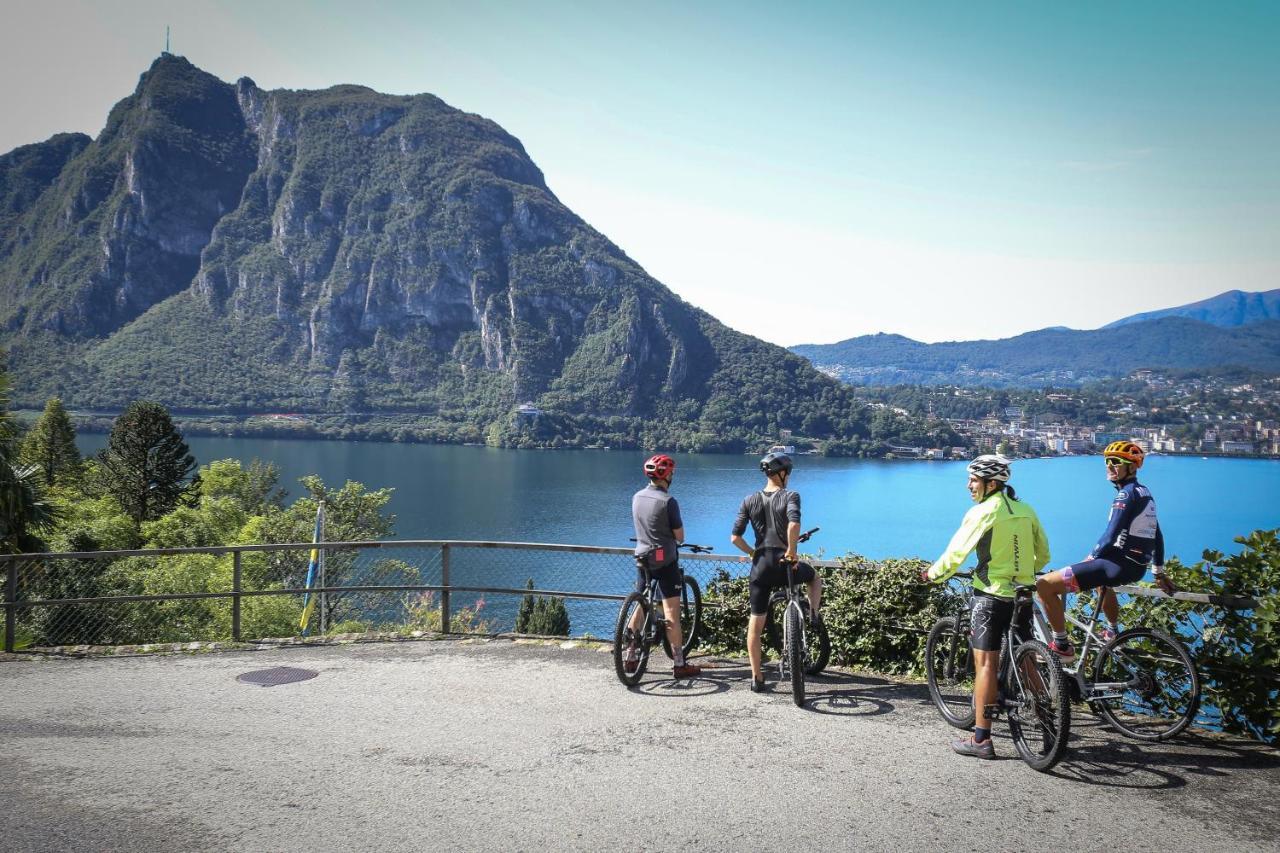 Residenza Lago Di Lugano Cima Eksteriør billede