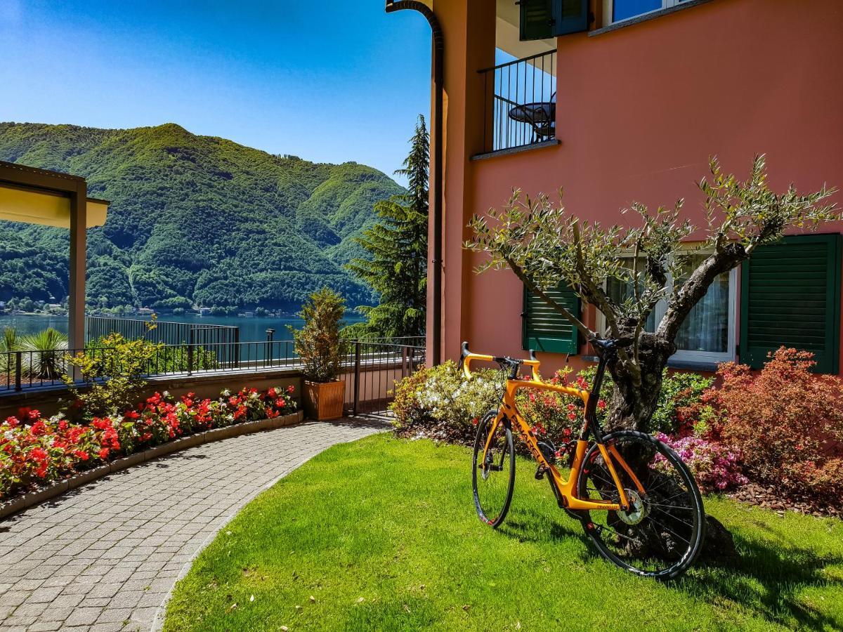 Residenza Lago Di Lugano Cima Eksteriør billede