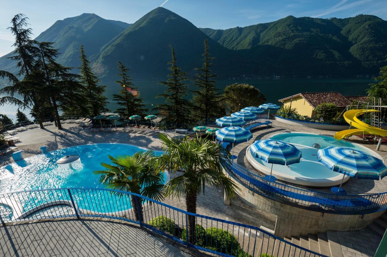 Residenza Lago Di Lugano Cima Eksteriør billede